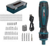 Destornillador de trinquete para el hogar 105PCS 200 r/min Destornillador eléctrico inalámbrico Batería de iones de liti