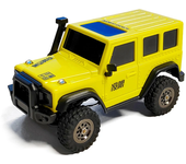 LDARC X43 1/43 2.4G 4WD Coche de Control Remoto de Rocón Escalador de Roca Mini Escalada LED Luz Vehículos Todo Terre