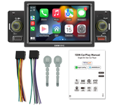 Reproductor MP5 de coche de 1 pulgada y 5 pulgadas Radio de tarjeta de coche bluetooth Amplificador inverso Carplay inal