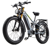 [EU DIRECT] Bicicleta eléctrica BURCHDA RX80 Motor de 1000W Batería de 48V 20AH Neumáticos de 26*4.0 pulgadas Doble sist