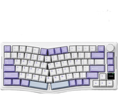 AJAZZ AKS075 Teclado Mecánico Inalámbrico de 82 Teclas con Pantalla Color de 0.85 Pulgadas y Botón de Volumen Teclado Ga