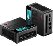 AOOSTAR GEM12 PRO Mini PC con desbloqueo de huellas dactilares en pantalla AMD Ryzen 7 7840HS/8845HS 8 núcleos 16 hilos