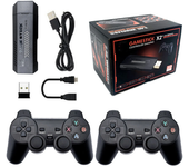 M10 Game Stick de 256GB HD 4K 3D Consola con Doble Controlador Inalámbrico 58000+ Juegos Consola de Juegos de TV Soporte