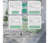 Módulo de interruptor inteligente WiFi Tuya Interruptor eléctrico Módulo de interruptor de iluminación para 1/2/3/4 grup