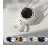 Ventilador portátil de cuello mini con ajuste de 3 velocidades. Recargable por USB, se puede llevar en el bolsillo, vent