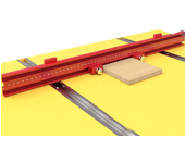 Sistema de guía paralelo de corte de sierra de mesa de riel de aluminio de 600mm para trabajos de carpintería. El sistem