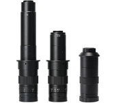 130X 180X 300X Lente Monocular Ajustable Industrial CS Montura C Zoom Cámara de Microscopio de Video Compatible con HDMI