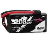 Batería LiPo CNHL Black Series 14.8V 3200mAh 30C 4S con enchufe XT60 para drone RC
