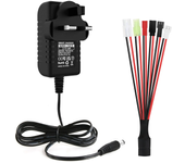 Cargado de batería HTRC N10 Nimh/Nicd universal Cargado de batería RC universal para baterías de coche de 2.4-12V