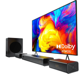 Hola A41 Pro 320W barra de sonido Dolby Atmos 4.1CH Soundbar sistema de sonido envolvente bluetooth 2 tweeters de dispar