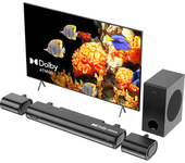Hola A41 Barra de sonido Dolby Atmos 300W 4.1CH barra de sonido bluetooth con subwoofer 2 altavoces frontales Sonido env