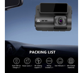 Cámara de tablero M700 2Lens Car DVR Cámaras Mini grabadora de video oculta Grabación de vehículos de vista frontal y tr