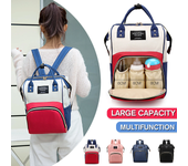 Mochila de almacenamiento impermeable de gran capacidad de tela de oxford para teléfono móvil, tabletas y pañales