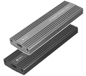 Caja de disco duro externo Bakeey M.2 SATA NVME con doble protocolo SATA NVME a adaptador USB de 10Gbps 2TB USB3.1 USB-C