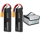 [EU/USA Direct] Batería Lipo Inteligente ISDT BattAir 7.4V 5200mAh 50C 2S de Segunda Generación XT90 Soporte para Contro