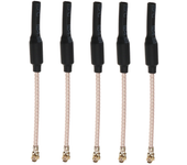 5pcs HGLRC 9cm 90 mm 5.8G 2dBi U.FL IPEX IPX Antena lineal direccional omnidireccional de latón FPV RG178 para dron RC