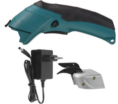 Tijeras eléctricas inalámbricas recargables de 36W, cortador portátil de tela y cuero
