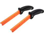 Empujador de seguridad para carpintería de madera con mango contorneado para empujar sierras de mesa, enrutadores, cepil