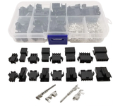 Kit de conectores JST SM de paso 2.54mm de 200 piezas, macho/hembra de 2/3/4/5 pines, carcasa de clavija de conexión y t