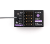 Receptor RC Flysky INr4-GYB 2.4GHz 4CH AFHDS 3 PWM/PPM/i-BUS2/S.BUS/i-BUS de salida para transmisor FlySky Noble NB4/Pro