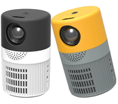 [Versión básica] Proyector portátil de bolsillo YT400, mini proyector doméstico LED para micro videojuegos, juguete Beam