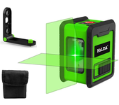 HILDA 2 Líneas Niveles de láser verde Mini autonivelantes 360° Horizontal Vertical Cruz Alta precisión Gadgets para alfo