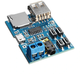 Placa decodificadora MP3 sin pérdidas con módulo de amplificador de potencia y reproductor con decodificación de tarjeta