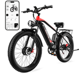 [EU DIRECT] DUOTTS F26 Bicicleta Eléctrica 48V 20AH Batería Samsung 750W*2 Motores Dobles Ruedas Gruesas de 26*4.0 pulga