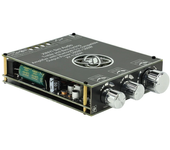 Placa de amplificador de audio estéreo de canal dual XY-T160H bluetooth 5.1 160 W×2 con ajuste de tono alto y bajo
