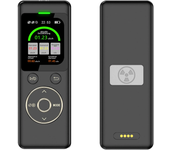 Probador de radiación GM02 Contador Geiger de 48 mm Pantalla TFT 0.08uSv/h-9999uSv/h Carga magnética Larga duración de b