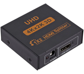 Divisor 4K 3D HD HD 1 entrada 2 salida Video conmutador HD para PC DVD TV Box 1×2 divisor HD