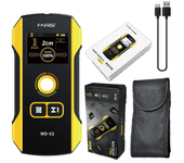 FNIRSI WD-02 Detector de Metales Escáner de Detector de Pared Madera Cables de CA Tubos de Metal Varillas Herramienta de