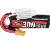 Batería ZOP Power 7.4V 300mAh 75C 2S LiPo con conector XT30 para el dron FPV DarwinFPV BABY APE/PRO/V2