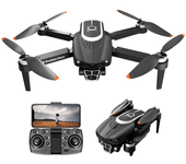 YCRC A10 PRO WiFi FPV con cámara dual HD y servo gimbal de 2 ejes, evitación de obstáculos de 360°, posicionamiento de f