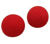 2PCS Cierre de la Calle Mágica Truco Bola de Espuma Suave Accesorios de Nariz de Payaso
