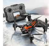 XKJ K12 MAX Tres cámaras WiFi FPV con controlador de pantalla LCD, servomecanismo, cardán, evitación de obstáculos de 36