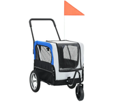 [EU] Remolque para Bicicleta para Mascotas 91763 Portador de Perros y Mascotas con Marco Duradero Red Transpirable de Pr