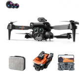 XKJ K6 MAX Upgrade WiFi FPV con tres cámaras y 4K ESC, 3 lentes, Evitación de obstáculos en 360°, Posicionamiento óptico