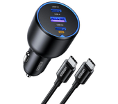 Cargador de coche UGREEN 130W USB C PD 100W + PD 30W Adaptador de coche Type C para iPhone 16 16 Plus 16 Pro 16 Pro Max