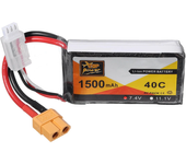 ZOP Power 7.4V 1500mAh 40C 2S Batería Lipo Enchufe XT60