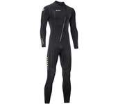 Traje de buceo completo ZCCO 3mm con cremallera frontal, neopreno elástico y cálido para natación, surf, snorkel, mangas