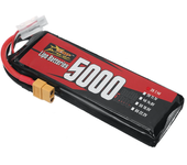 ZOP Power 2S 7.4V 5000mAh 100C 37Wh Batería LiPo con Enchufe XT60 para Coche RC, Avión, Helicóptero