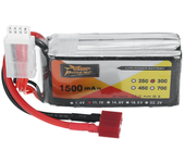 Batería LiPo de 11.1V 1500mAh 30C 3S de ZOP Power con enchufe T para coches RC