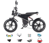 [EU DIRECT] RANDRIDE DM711 Bicicleta eléctrica 48V 20Ah 1000W*2 Doble motor de 20 pulgadas Neumáticos Bicicleta eléctric