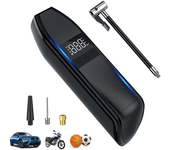 HB-Q02 Compresor de Aire Eléctrico Inalámbrico de 6000mAh 180W Bomba Inflable Portátil 150PSI con Luz LED para Motocicle
