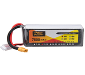 Batería ZOP Power 11.1V 7500mAh 35C 3S LiPo con conector XT60 para dron RC