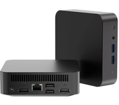 OUMAX T9 Procesador Intel N150 Mini PC 16GB RAM SSD de 512 GB Doble HD Tipo-C 4K Triple Pantalla Windows 11 Mini Computa
