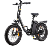 [EU DIRECT] BICICLETA ELÉCTRICA GRATIS 48V 15.6AH 250W Bicicleta eléctrica 20*3.0 pulgadas 120 km de autonomía Carga máx