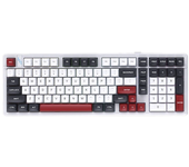 Y-FRUITFUL K102 Teclado mecánico para juegos de tres modos de 102 teclas,estructura de junta,inalámbrico Bluetooth,retro