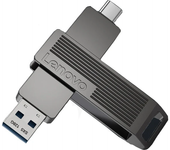 Lenovo SX5 Pro Type-C y USB3.2 Unidad de estado sólido de memoria flash de 256GB 128GB Interfaz dual Rotación de 360° Al